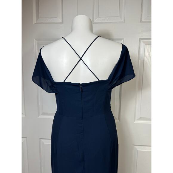City Chic Entwine Maxi Dress Navy Size 14 - Picture 6 of 10